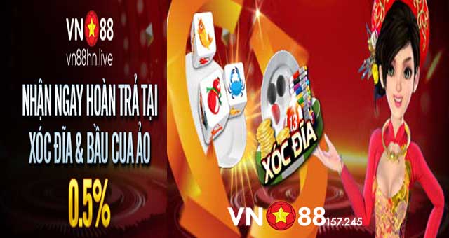 chương trình “Siêu hoàn trả cược thua Slot hàng ngày/hàng tuần” tại VN88 đã nổi lên như một điểm sáng, thu hút sự chú ý mạnh mẽ từ cộng đồng game thủ. Với mức hoàn trả lên đến 2560 VND, chương trình này không chỉ tạo cơ hội cho người chơi giảm thiểu rủi ro mà còn khẳng định giá trị uy tín của nhà cái VN88 trên thị trường cá cược trực tuyến hiện nay!