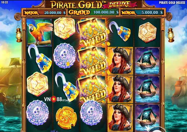 Bật Mí Cách Chơi Pirate Gold Deluxe VN88 Thắng Lớn Cho Người Mới 7 Các biểu tượng trong game