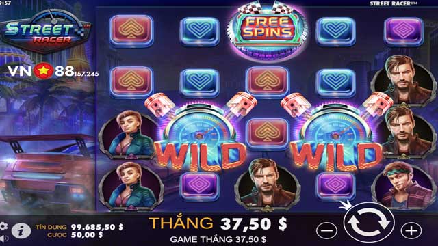 Street Racer - Làm Chủ Đường Đua Tốc Độ Tại VN88 6 Các biểu tượng trong game