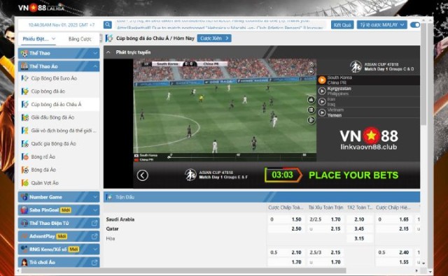 Hướng Dẫn Cá Cược Asian Cup Ảo - Bí Quyết Thắng Lớn Từ Chuyên Gia 6 Hướng dẫn tham gia cá cược Asian Cup ảo tại VN88