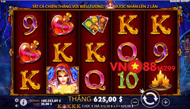 Madame Destiny - Tựa Game Nổ Hũ Đầy Hấp Dẫn Cho Anh Em Tại VN88 7 Bật mí cách săn thưởng lớn cùng Madame Destine VN88