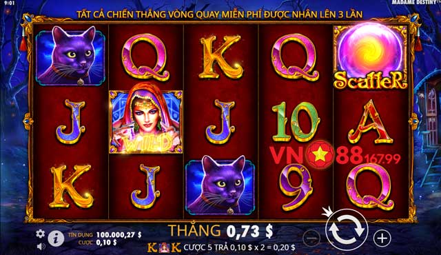 Madame Destiny - Tựa Game Nổ Hũ Đầy Hấp Dẫn Cho Anh Em Tại VN88 6 Các biểu tượng đặc biệt trong game