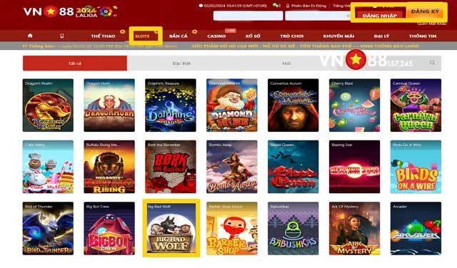 Hướng Dẫn Cách Chơi Slot Big Bad Wolf Thắng Lớn Cho Người Mới 8 Hướng dẫn chơi Big Bad Wolf tại VN88 chi tiết