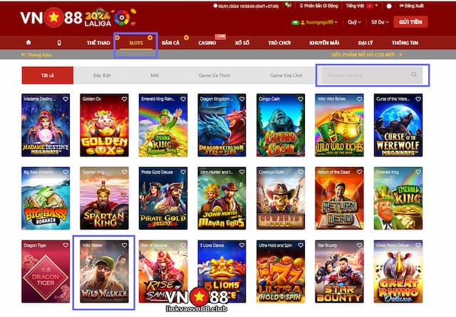 Wild Walker VN88 - Cách Chơi Và Mẹo Thắng Lớn Tại Nhà Cái 8 Các bước tham gia chơi Wild Walker VN88 đơn giản