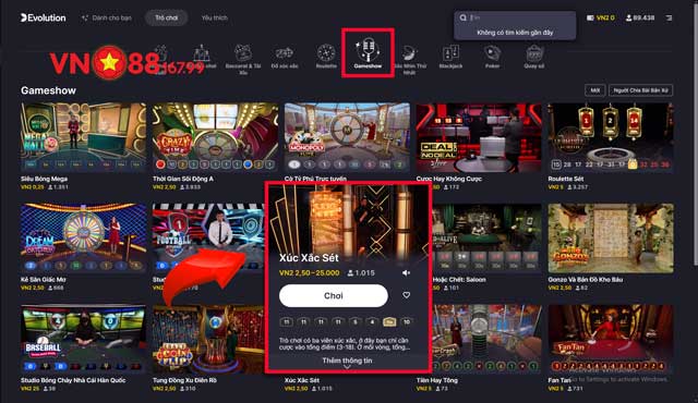 Xúc Xắc Sét VN88 - Hướng Dẫn Cách Làm Chủ Sân Chơi Cho Người Mới 7 Các bước tham gia Xúc Xắc Sét cho tân binh