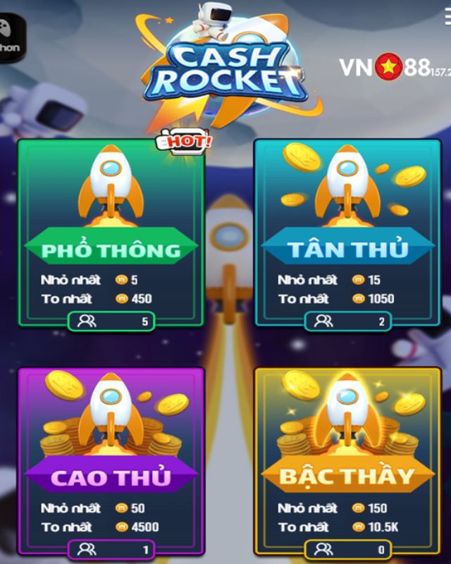 Cash Rocket VN88 - Chia Sẻ Cách Chơi Và Bí Quyết Thắng Chắc 99% 7 Các cửa cược tại Cash Rocket VN88