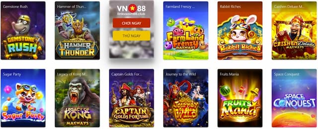 SPG Slots VN88 - Khám Phá Các Game Slot Cực Đỉnh Dành Cho Người Mới 8 Các sản phẩm game đa dạng, độc đáo tại sảnh SPG VN88