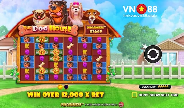 The Dog House - Trải Nghiệm Slot Game Độc Đáo Thú Vị Tại VN88 6 Cách chơi The Dog House VN88