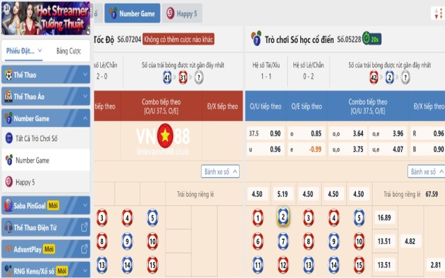 Number Game VN88 - Bí Quyết Đặt Cược Hiệu Quả Để Giành Chiến Thắng 6 Luật chơi Number game tại VN88