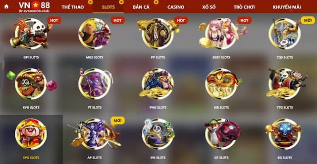 SPG Slots VN88 - Khám Phá Các Game Slot Cực Đỉnh Dành Cho Người Mới 9 Cách tham gia vào sảnh SPG tại VN88