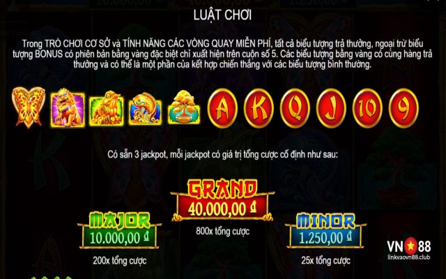 Panda's Fortune - Săn Lùng Jackpot Nhận Thưởng Khủng Tại VN88 9 Giải thưởng Jackpot