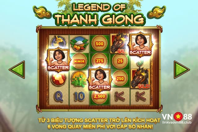 Legend Of Thánh Gióng - Slot Game Đậm Chất Việt Tại Nhà Cái VN88 5 Giới thiệu Legend of Thánh Gióng VN88