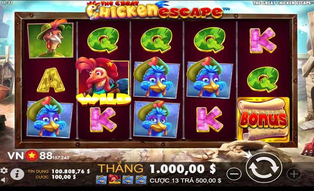 The Great Chicken Escape - Slots Game Được Săn Đón Nhiều Nhất Tại VN88 11 Mẹo chơi The Great Chicken Escape hốt thưởng lớn cho tân binh