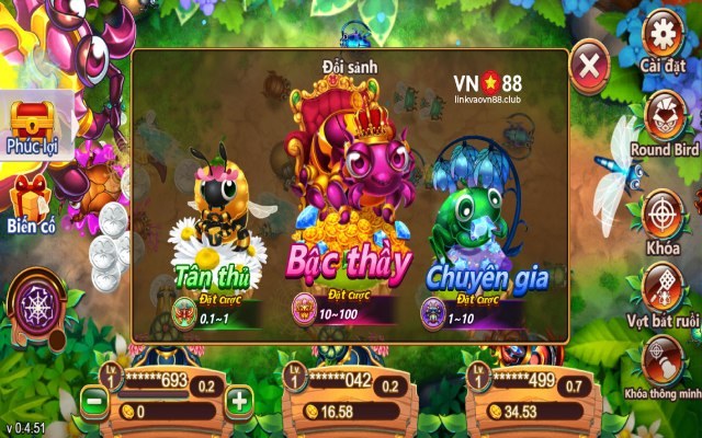 Săn Côn Trùng VN88 - Tựa Game Bắn Cá Hot Nhất Thị Trường 7 Săn Côn Trùng VN88