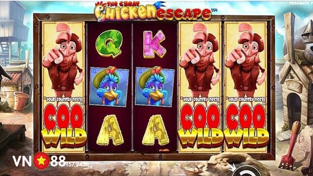 The Great Chicken Escape - Slots Game Được Săn Đón Nhiều Nhất Tại VN88 9 Tính năng đặc biệt trong game