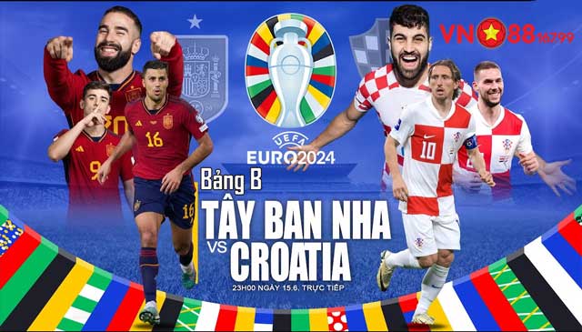 Soi Kèo Trận Tây Ban Nha vs Croatia (23h00, 15/6)